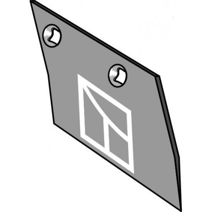 Лемех предплужника правый