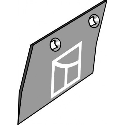 Лемех предплужника левый