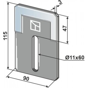 Чистик для полевых катков DURAFACE