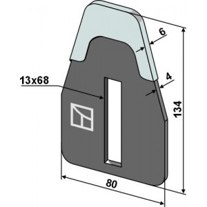Чистик для полевых катков - DURAFACE