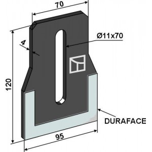 Чистик для полевых катков - DURAFACE