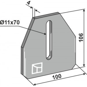Чистик для полевых катков