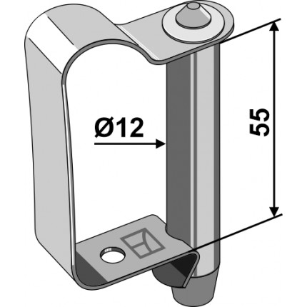 Пружинный шкворень