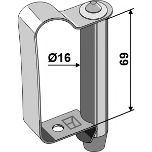Пружинный шкворень