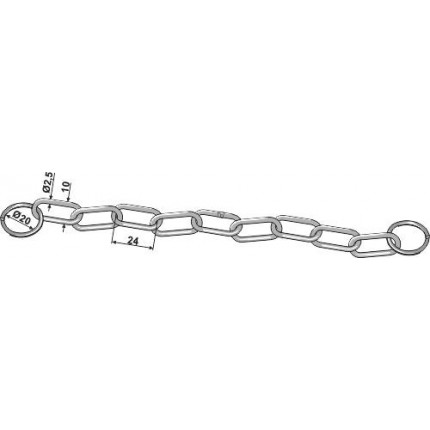 Предохранительная цепь, гальван. Оцинков.