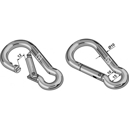 Крюк-карабин