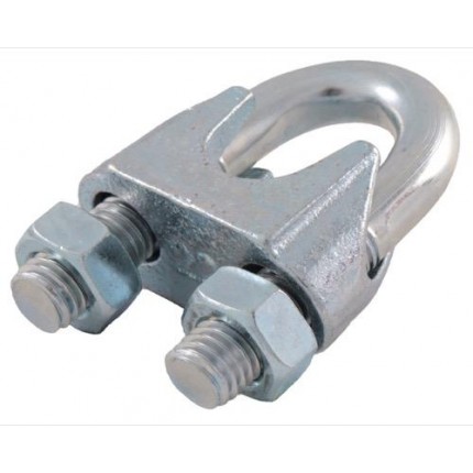 Зажим троса DIN 741 оцинкованный