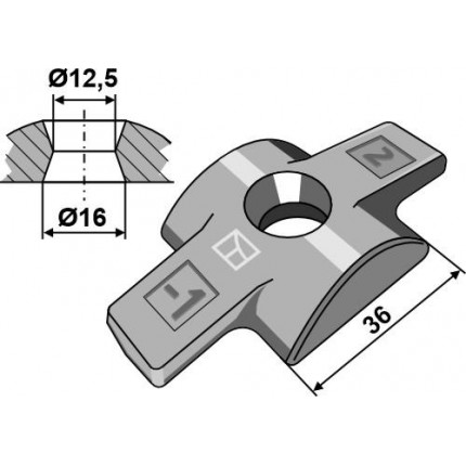 Крепление стойки