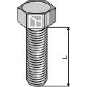 Болт шестигранный М10х25 DIN933- 8.8