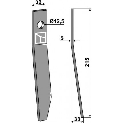 Палец правый