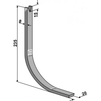 Полоз для глубиномера