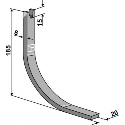 Полоз для глубиномера