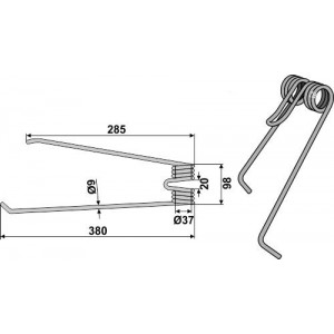 Пружинный зуб