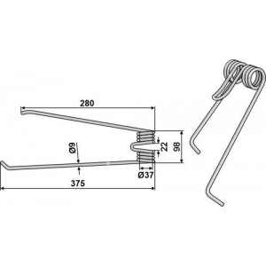 Пружинный зуб