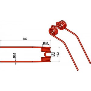 Пружинный зуб