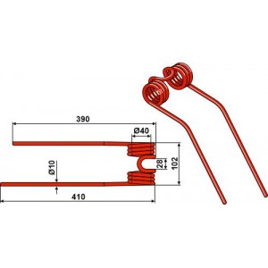 Пружинный зуб