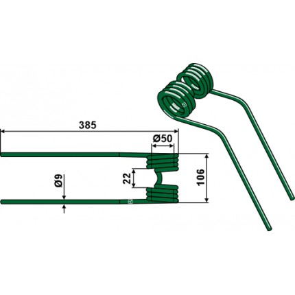 Пружинный зуб