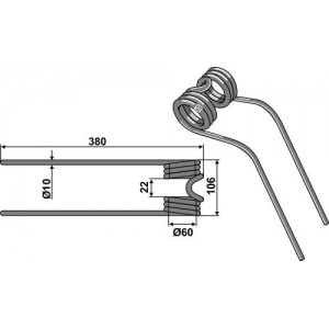 Пружинный зуб