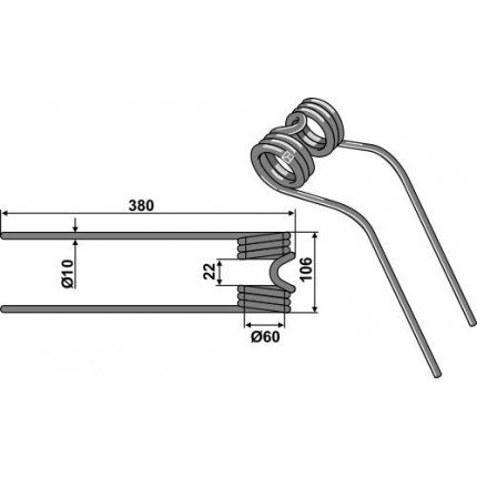 Пружинный зуб