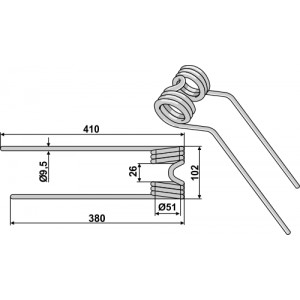 Пружинный зуб
