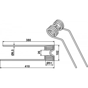 Пружинный зуб