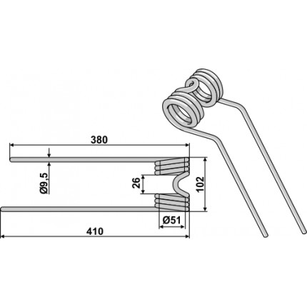 Пружинный зуб