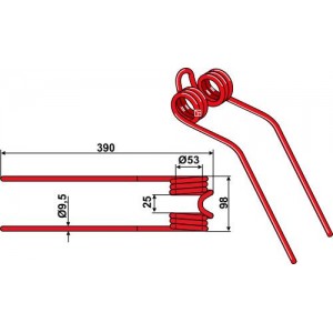 Пружинный зуб