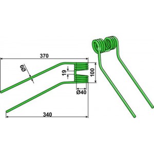 Пружинный зуб