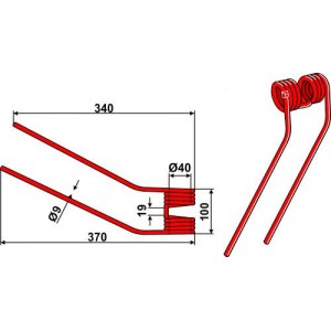 Пружинный зуб