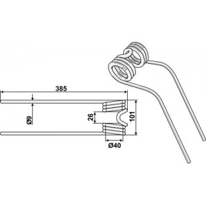 Пружинный зуб