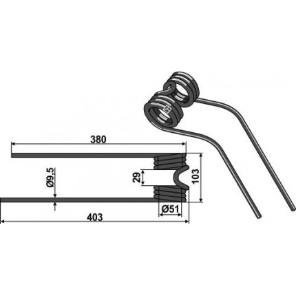 Пружинный зуб