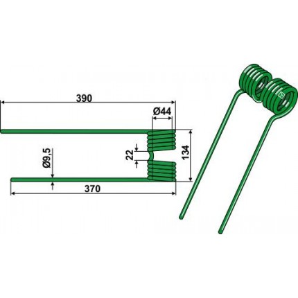 Пружинный зуб