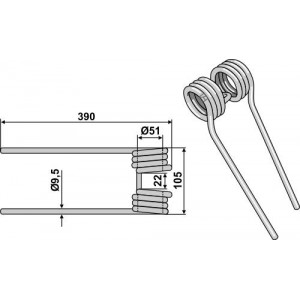 Пружинный зуб