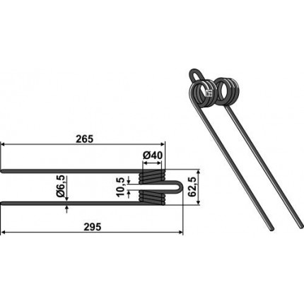 Пружинный зуб