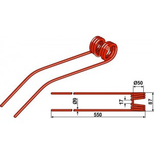 Зуб пружинный