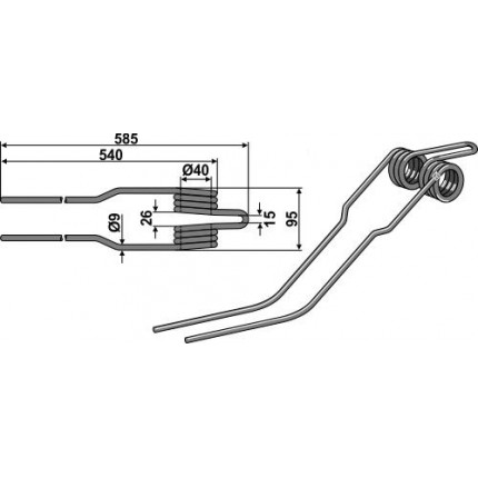 Пружинный зуб