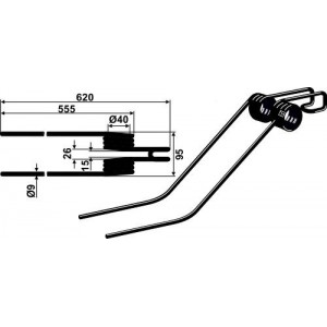 Пружинный зуб