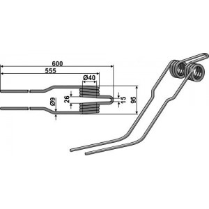 Пружинный зуб