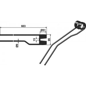 Пружинный зуб
