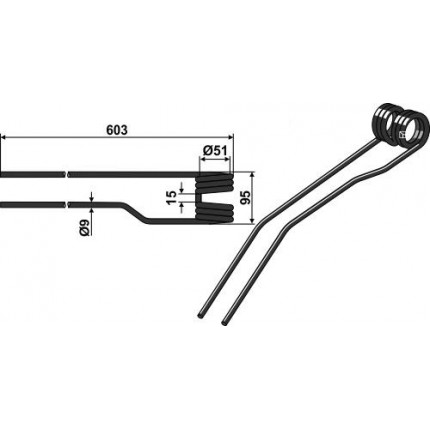 Пружинный зуб