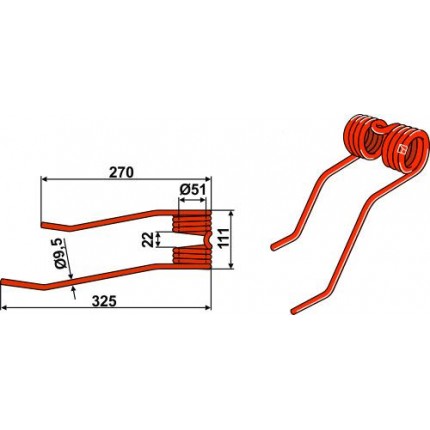 Пружинный зуб