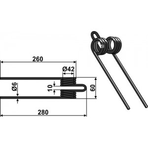 Пружинный зуб