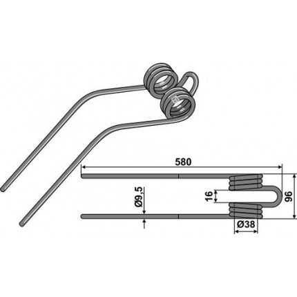 Пружинный зуб