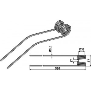 Пружинный зуб
