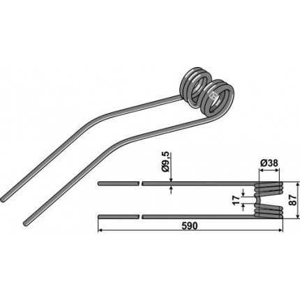 Пружинный зуб