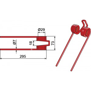 Пружинный зуб