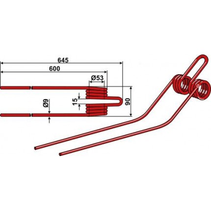 Пружинный зуб