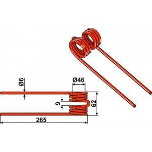 Пружинный зуб
