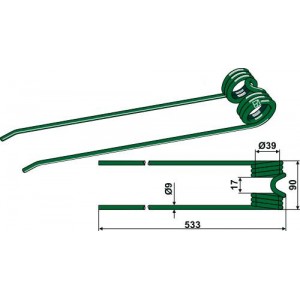 Пружинный зуб