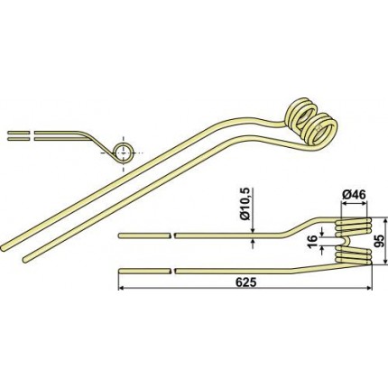 Пружинный зуб